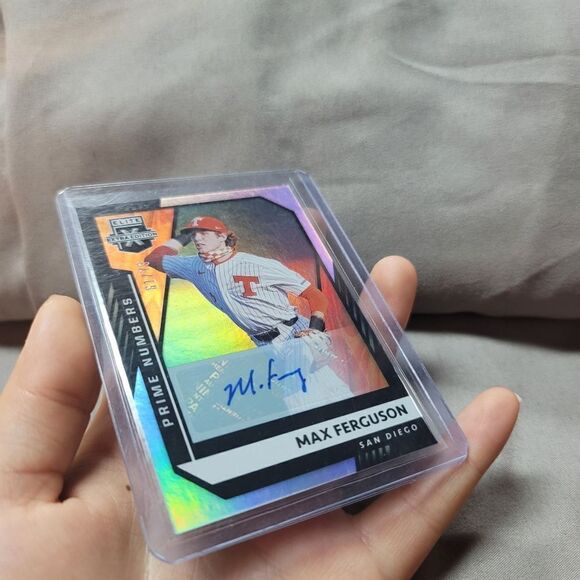 Panini Elite Extra Max Ferguson San Diego holographic signed rookie card #61/73 - Picture 10 of 12